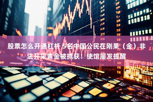 股票怎么开通杠杆 5名中国公民在刚果（金）非法开采黄金被抓获！使馆屡发提醒
